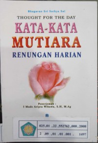Image of Thought for the day : kata - kata mutiara renungan harian